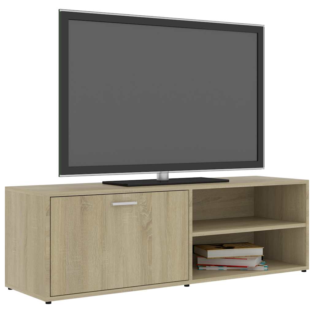 vidaXL Szafka pod telewizor, dąb sonoma, 120x34x37 cm
