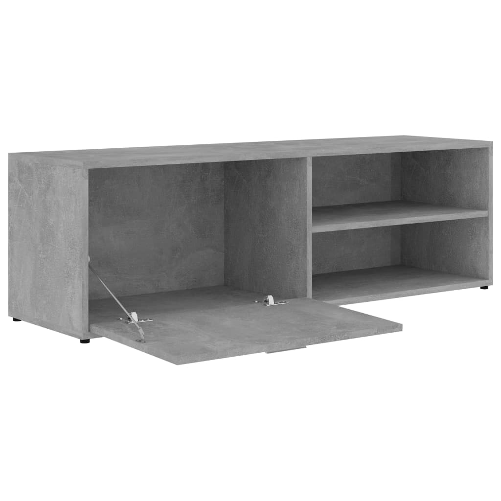 vidaXL Szafka pod telewizor, szarość betonu, 120x34x37 cm
