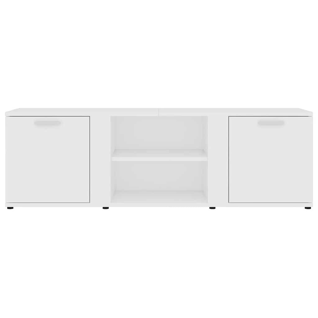 vidaXL Szafka pod TV, biała, 120x34x37 cm, materiał drewnopochodny