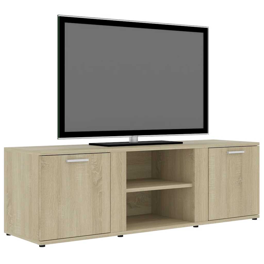 vidaXL Szafka pod telewizor, dąb sonoma, 120x34x37 cm
