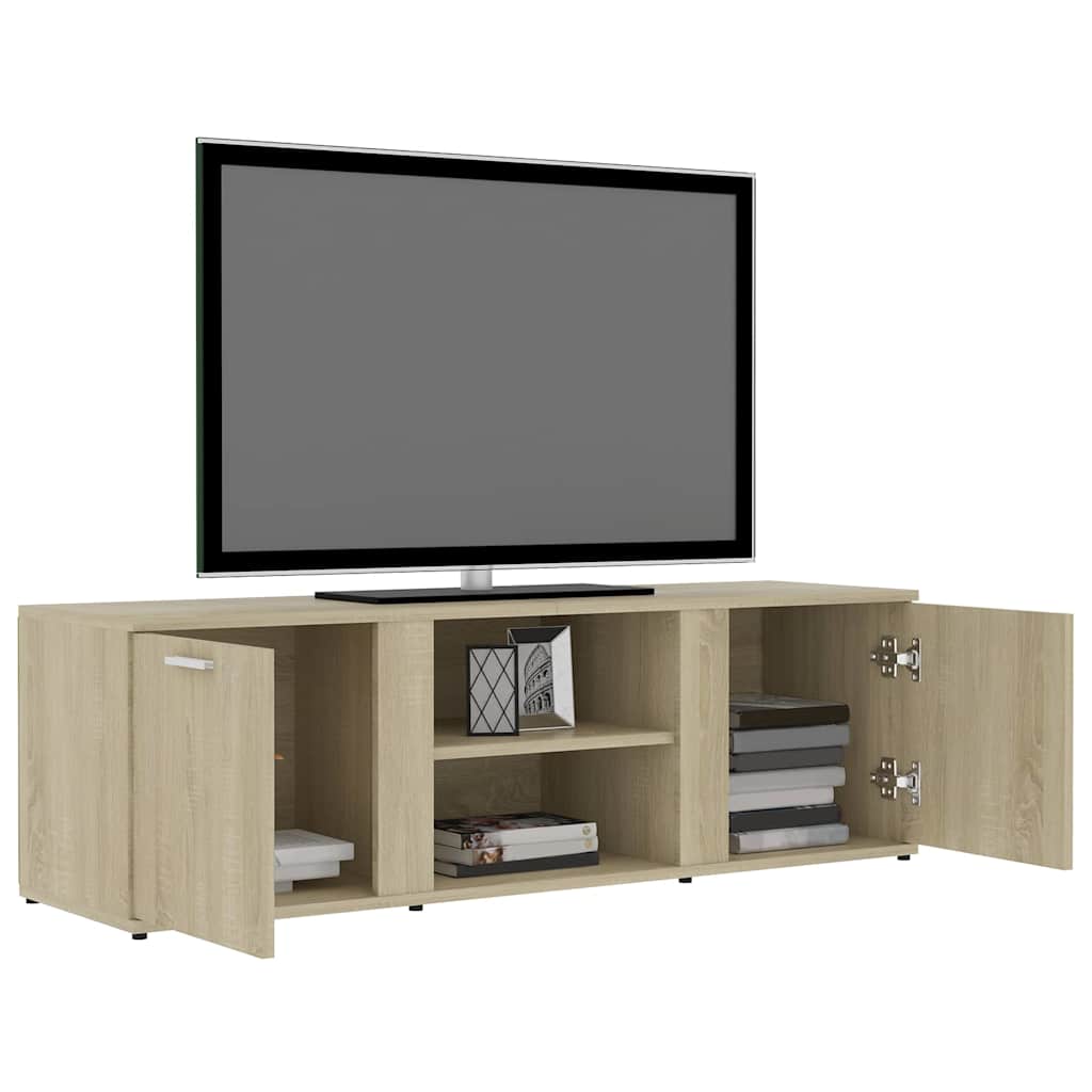 vidaXL Szafka pod telewizor, dąb sonoma, 120x34x37 cm