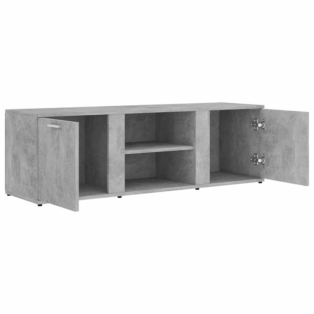 vidaXL Szafka pod telewizor, szarość betonu, 120x34x37 cm