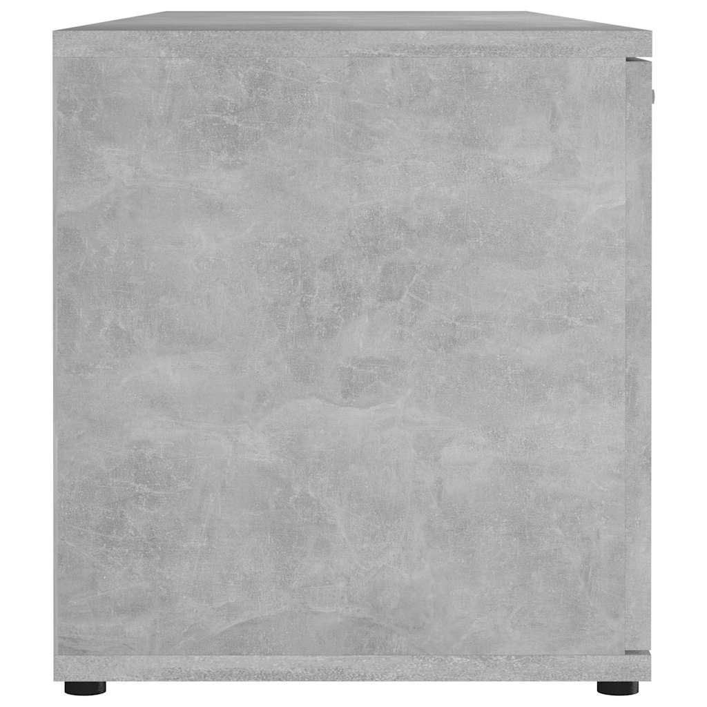 vidaXL Szafka pod telewizor, szarość betonu, 120x34x37 cm