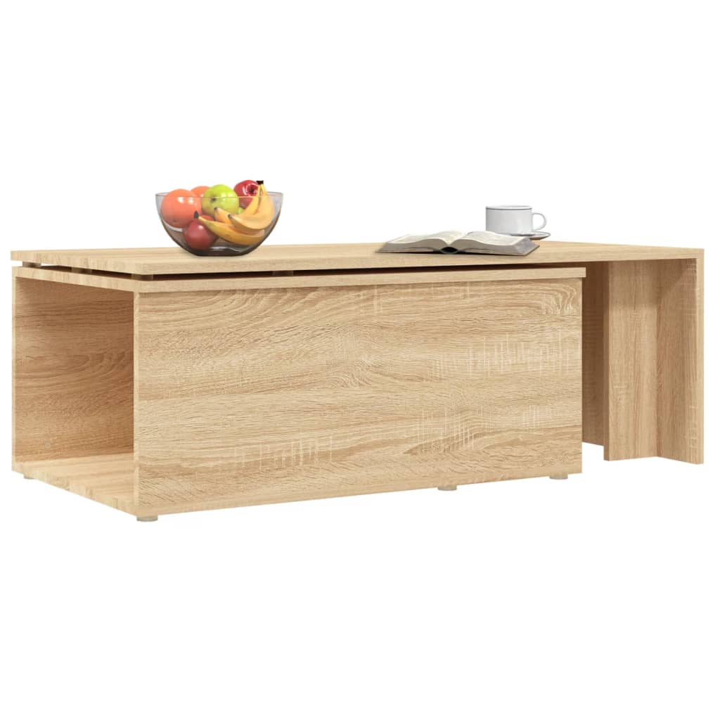vidaXL Stolik kawowy, dąb sonoma 150x50x35 cm, materiał drewnopochodny