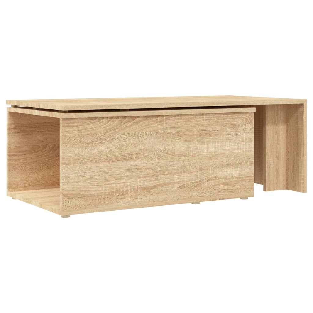vidaXL Stolik kawowy, dąb sonoma 150x50x35 cm, materiał drewnopochodny