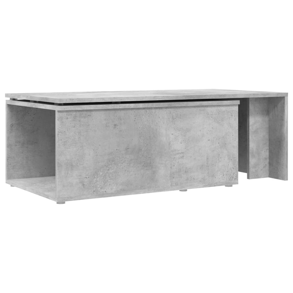 vidaXL Stolik kawowy, szarość betonu, 150x50x35 cm