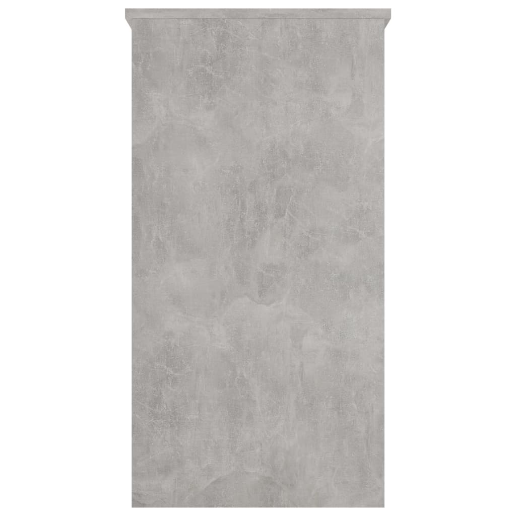 vidaXL Biurko, szarość betonu, 80x40x75 cm, materiał drewnopochodny