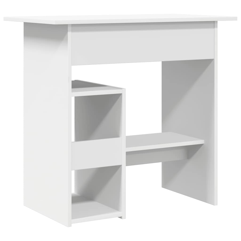vidaXL Biurko, białe, 80x45x74 cm, materiał drewnopochodny