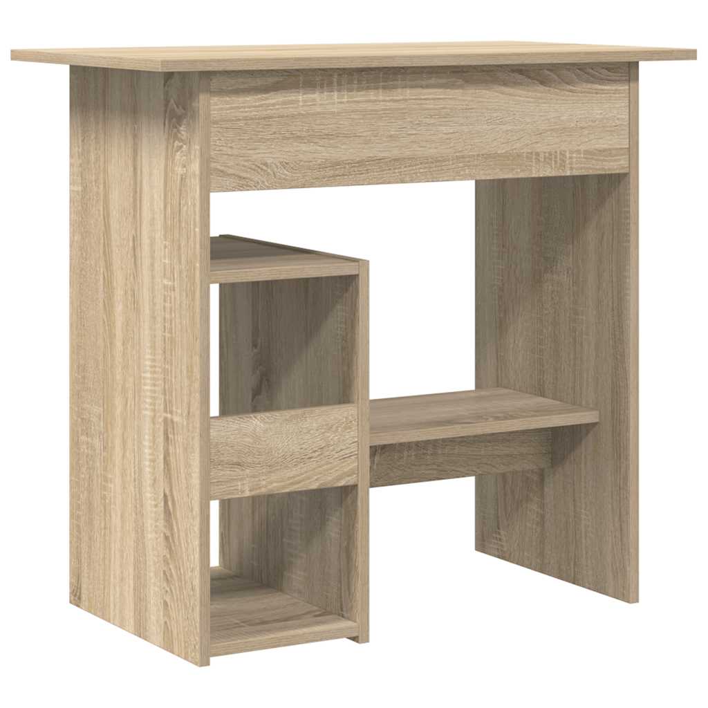 vidaXL Biurko, dąb sonoma, 80x45x74 cm, materiał drewnopochodny