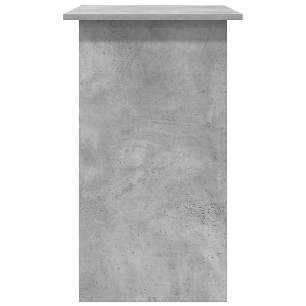 vidaXL Biurko, betonowa szarość, 80x45x74 cm, materiał drewnopochodny