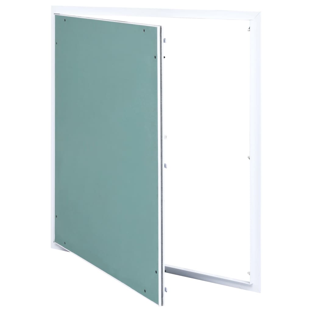 vidaXL Panel rewizyjny z aluminiową ramą i płytą gipsową, 300x300 mm