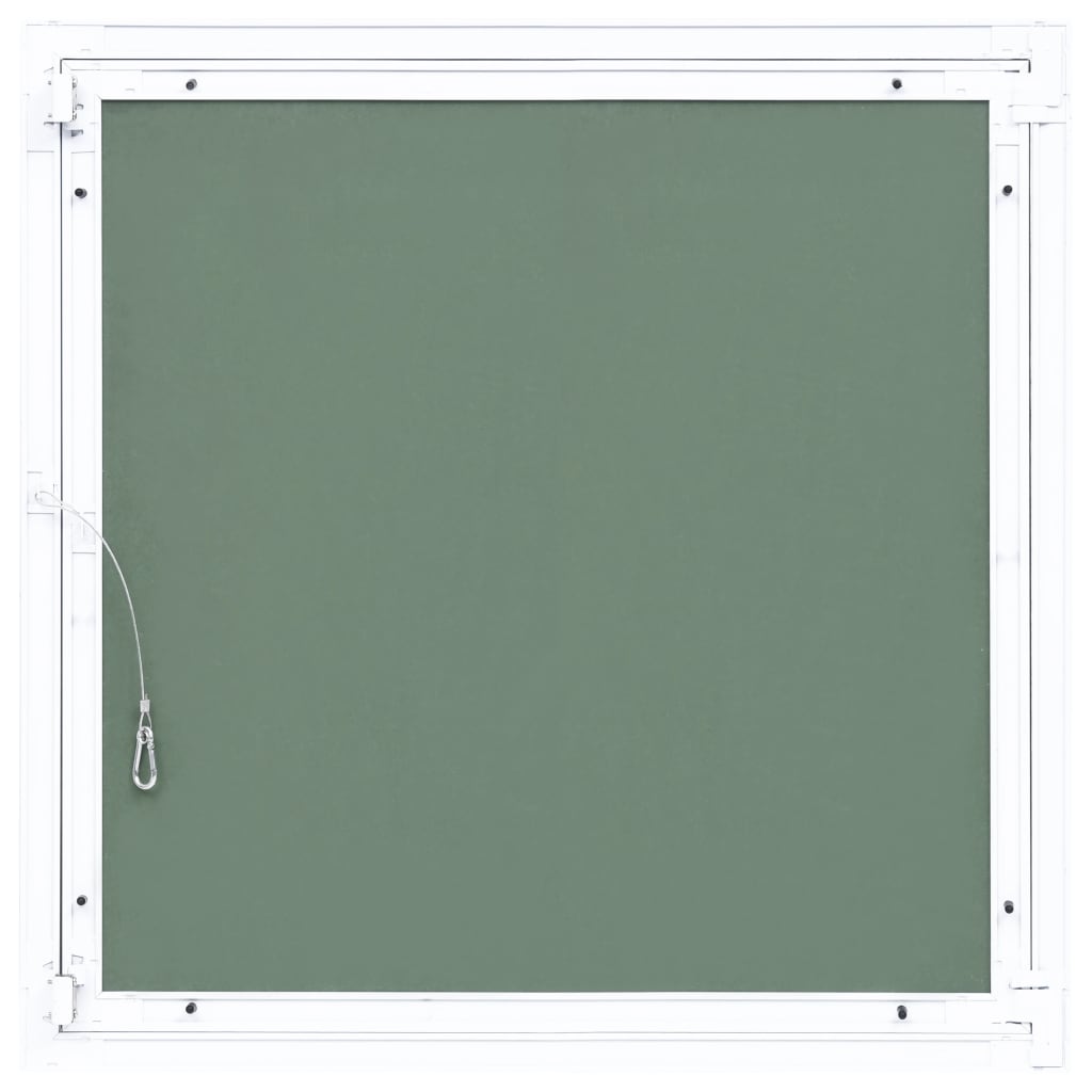 vidaXL Panel rewizyjny z aluminiową ramą i płytą gipsową, 300x300 mm