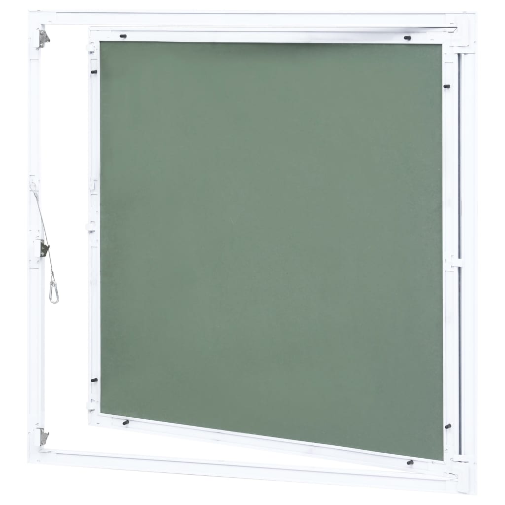 vidaXL Panel rewizyjny z aluminiową ramą i płytą gipsową, 300x300 mm