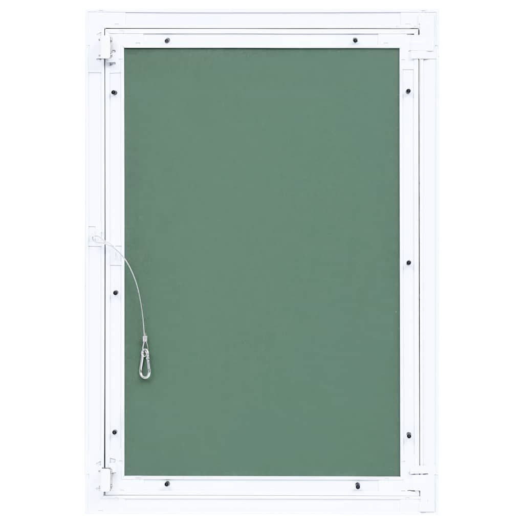 vidaXL Panel rewizyjny z aluminiową ramą i płytą z gipsu, 300x600 mm
