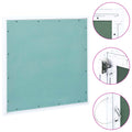 vidaXL Panel rewizyjny z aluminiową ramą i płytą z gipsu, 600x600 mm