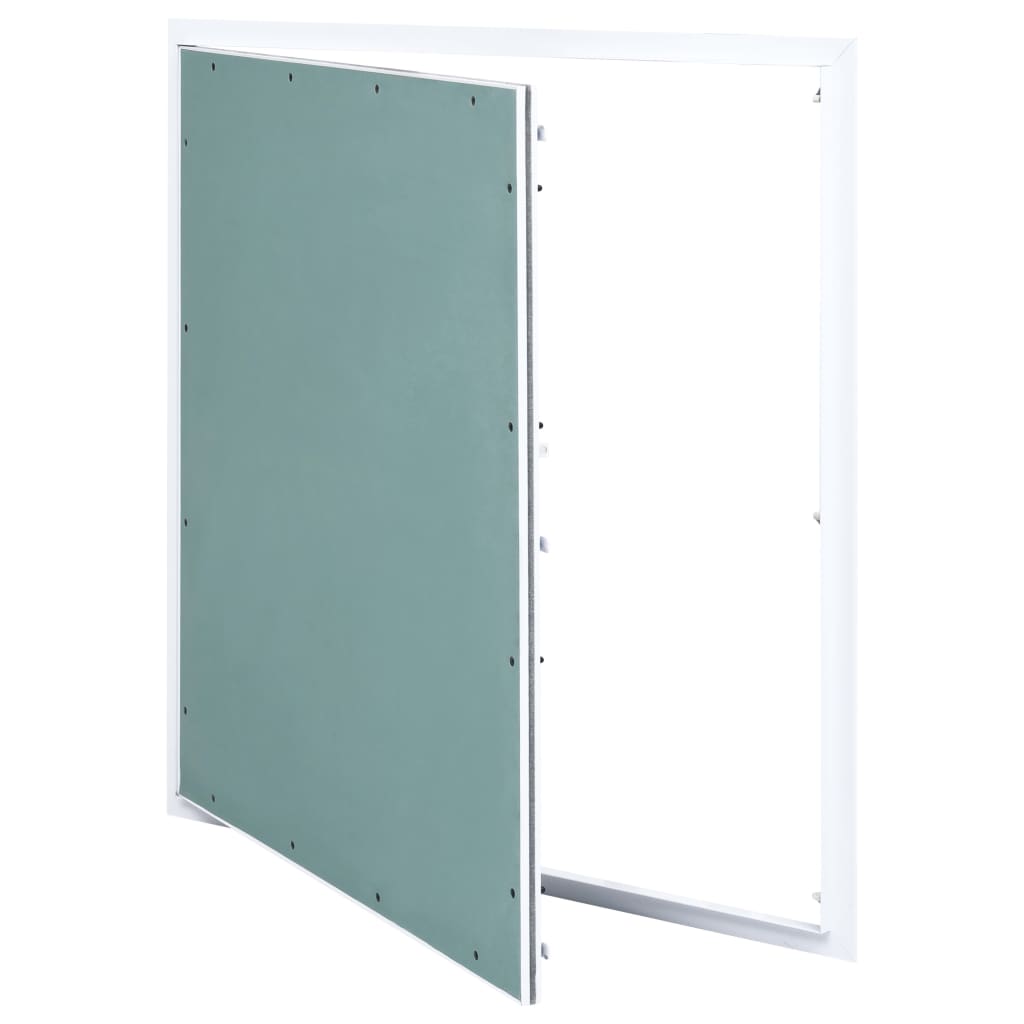 vidaXL Panel rewizyjny z aluminiową ramą i płytą z gipsu, 700x700 mm