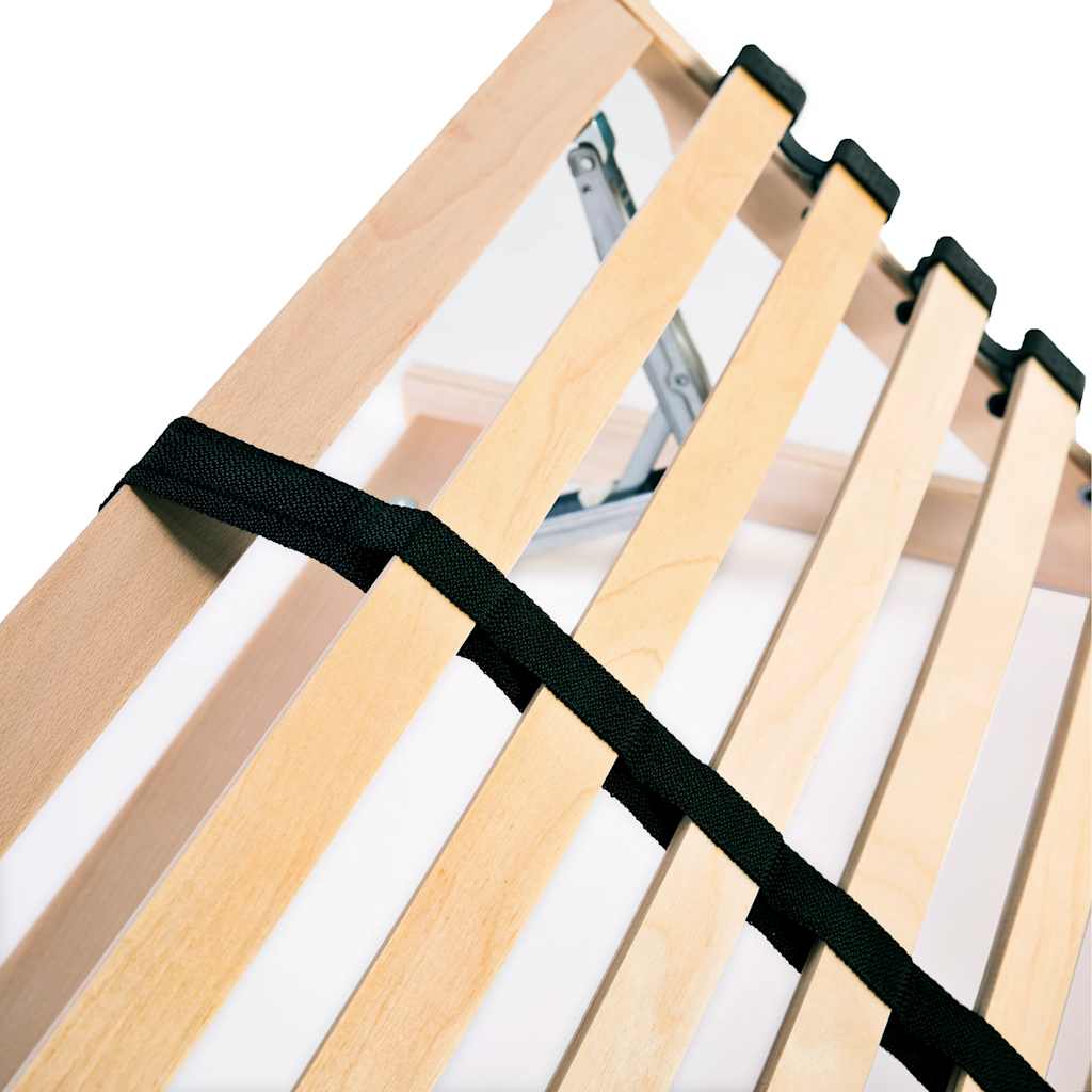 vidaXL Stelaże do łóżek, 2 szt., 28 listew, 7 stref, 70 x 200 cm