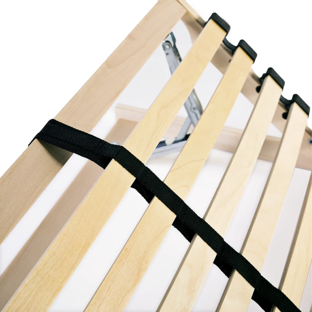 vidaXL Stelaże do łóżek, 2 szt., 28 listew, 7 stref, 90 x 200 cm