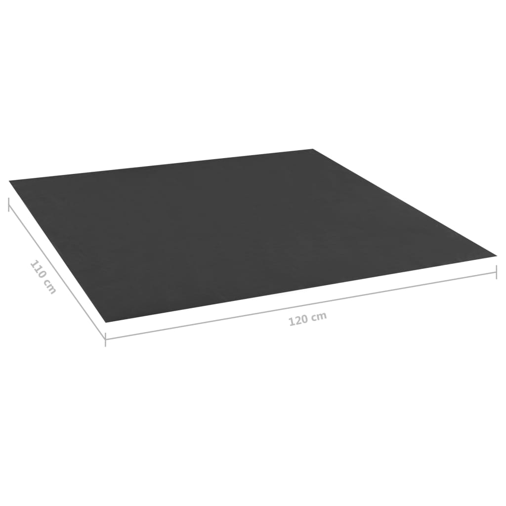 vidaXL Wyściółka do piaskownicy, czarna, 120x110 cm