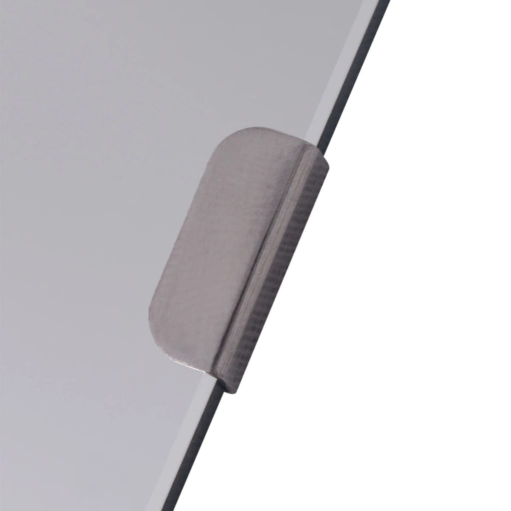 vidaXL Bezramkowe płytki lustrzane, szklane, 16 szt., 20,5 cm