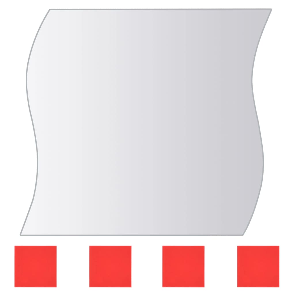 vidaXL Płytki lustrzane w różnych kształtach, 16 szt.