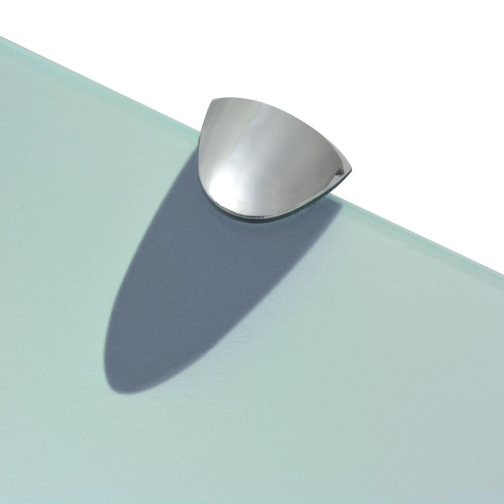 vidaXL Półki szklane, 2 szt., 40 x 10 cm, 8 mm