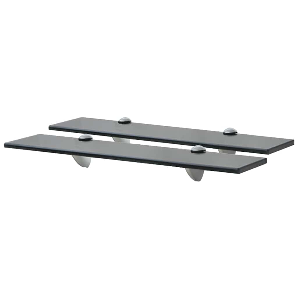 vidaXL Półki szklane, 2 szt., 50 x 10 cm, 8 mm