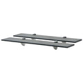 vidaXL Półki szklane, 2 szt., 60 x 10 cm, 8 mm