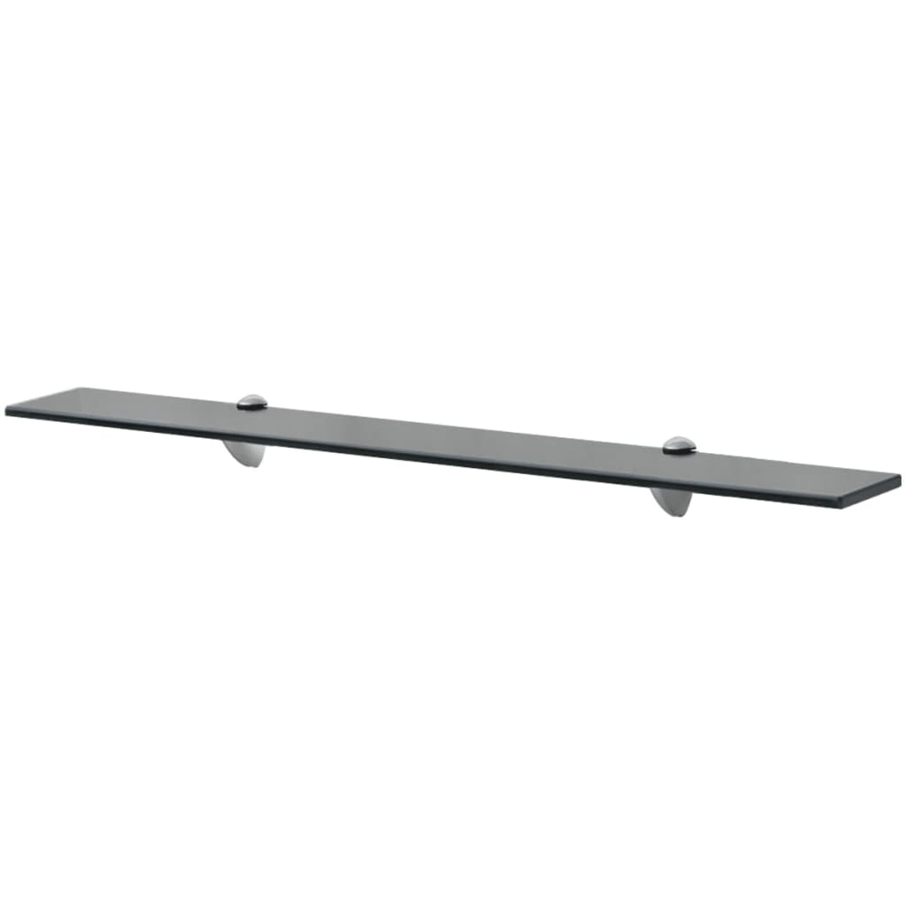 vidaXL Półki szklane, 2 szt., 80 x 10 cm, 8 mm