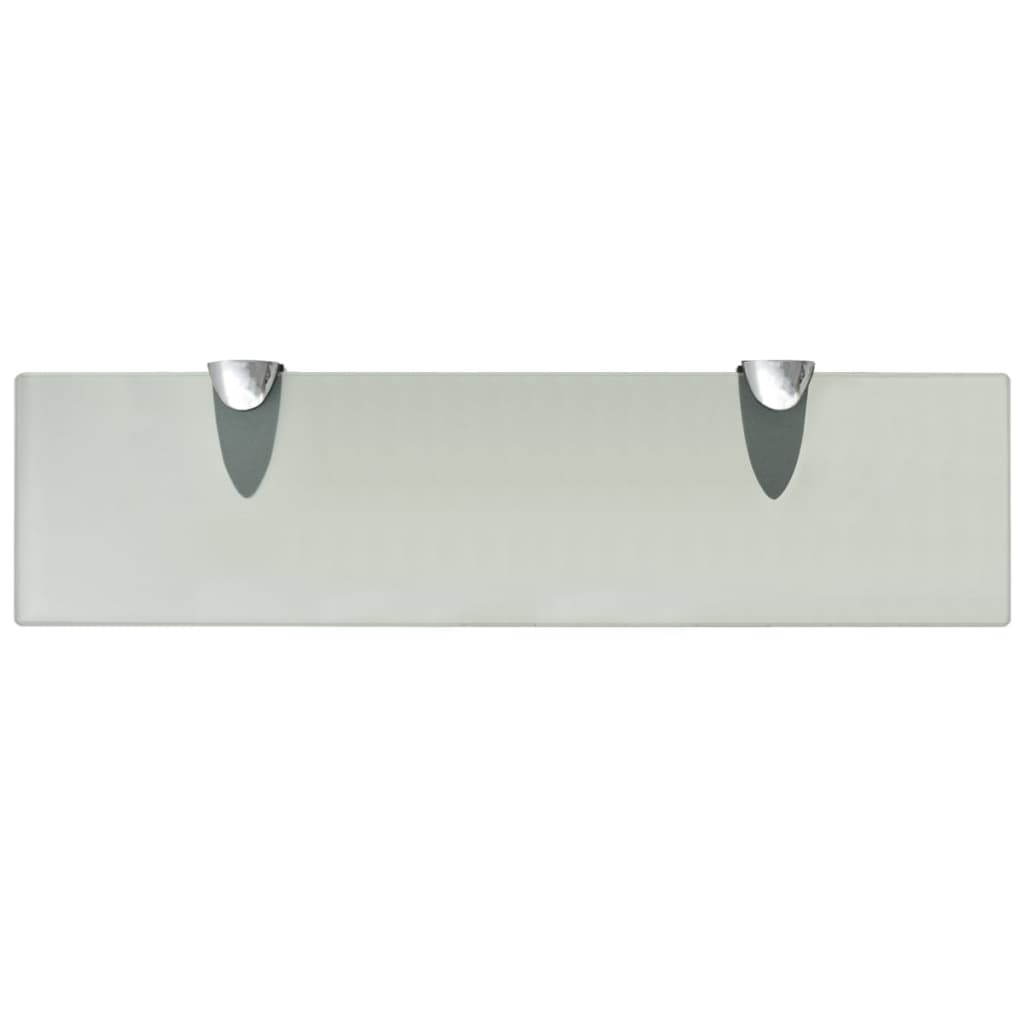 vidaXL Półki szklane, 2 szt., 40 x 10 cm, 8 mm