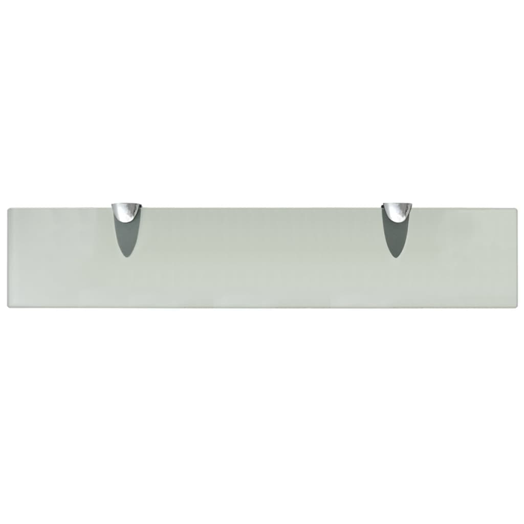 vidaXL Półki szklane, 2 szt., 50 x 10 cm, 8 mm