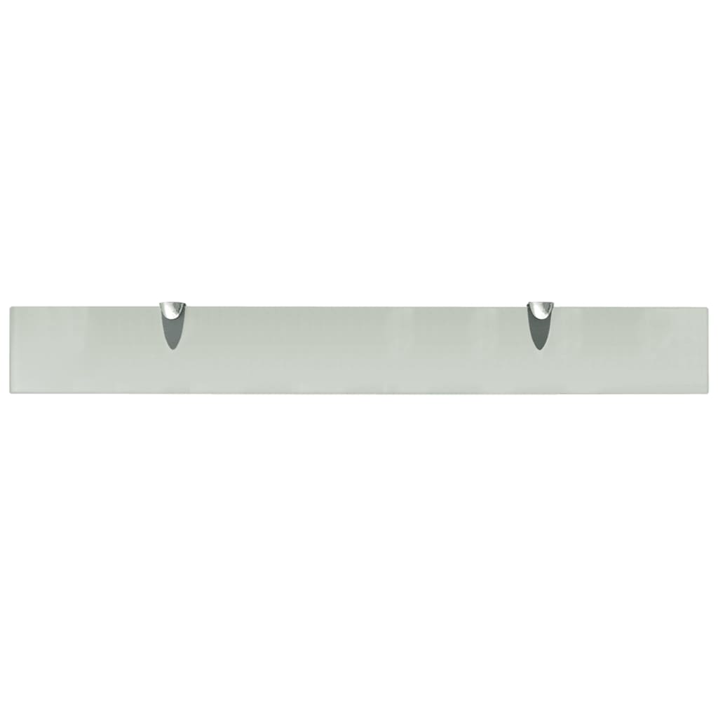 vidaXL Półki szklane, 2 szt., 80 x 10 cm, 8 mm