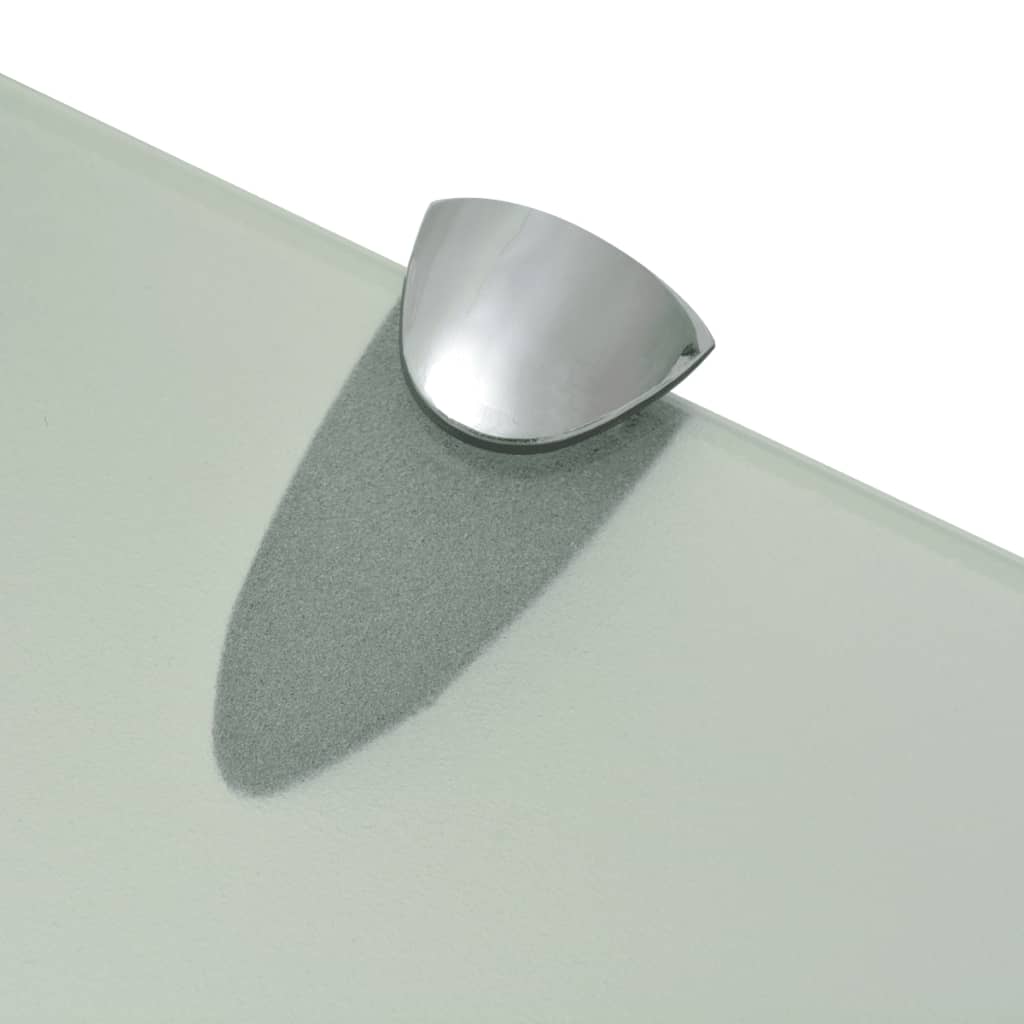vidaXL Półki szklane, 2 szt., 80 x 10 cm, 8 mm