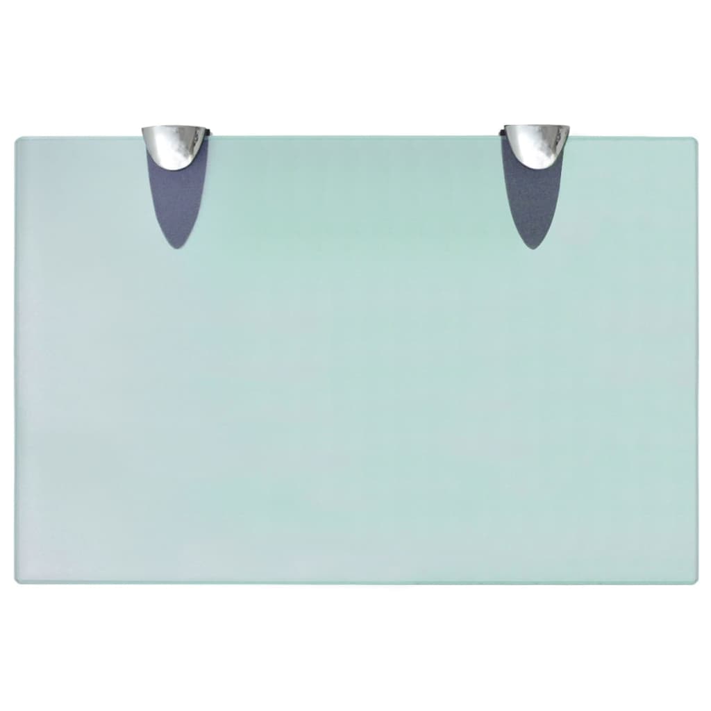 vidaXL Półki szklane, 2 szt., 30x20 cm, 8 mm