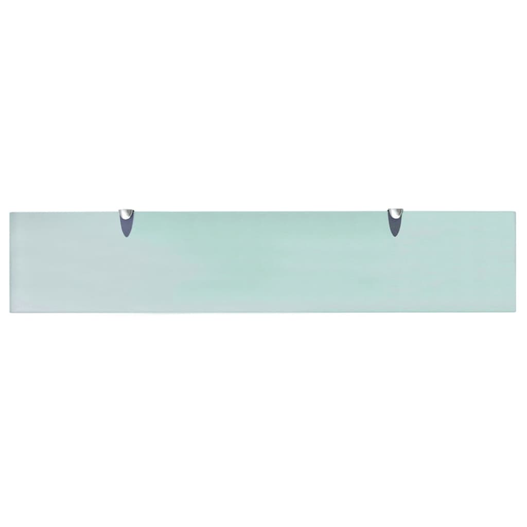 vidaXL Półki szklane, 2 szt., 100 x 20 cm, 8 mm