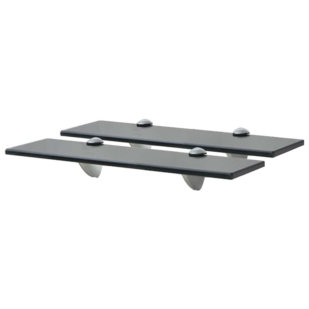 vidaXL Półki szklane, 2 szt., 40 x 20 cm, 8 mm