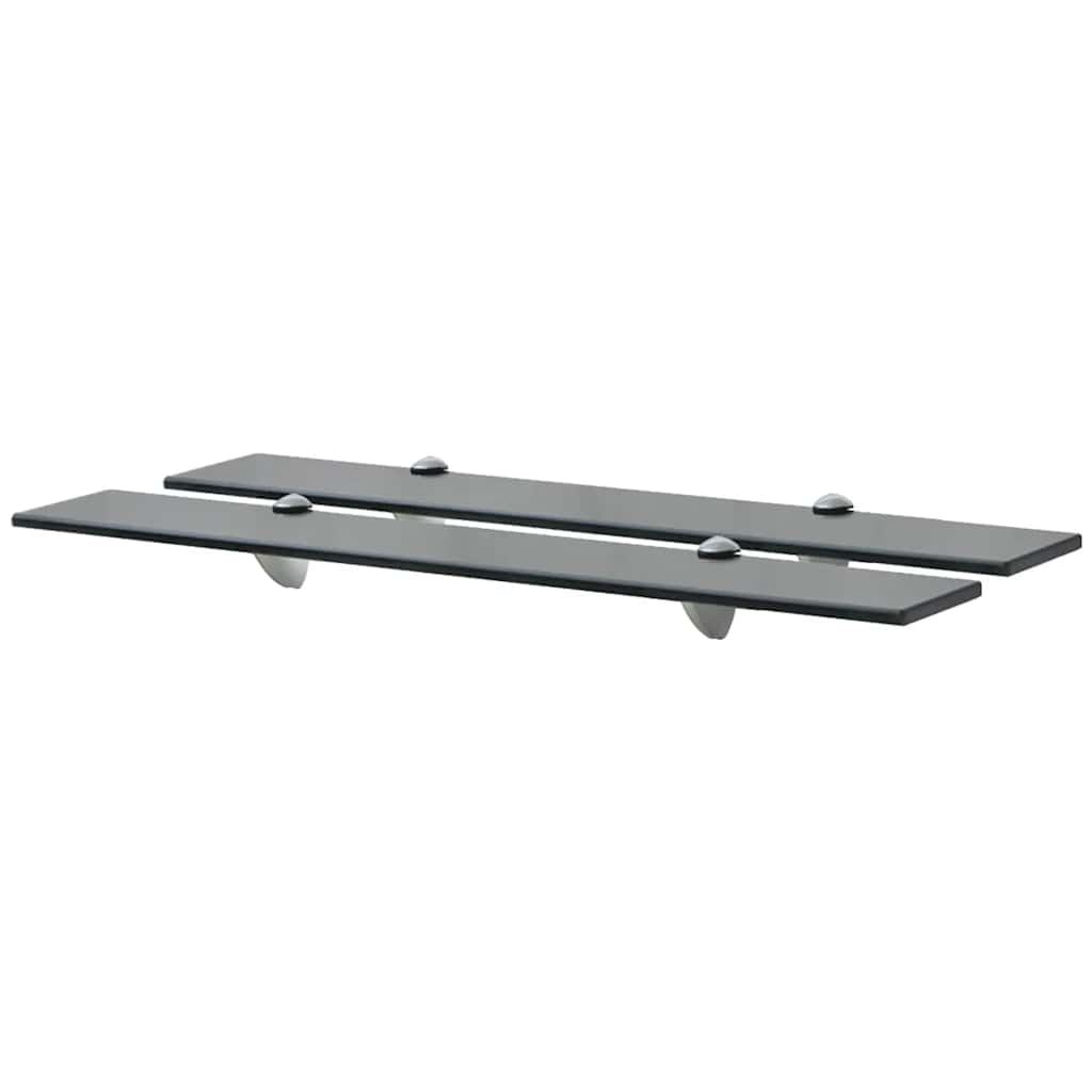 vidaXL Półki szklane, 2 szt., 70 x 20 cm, 8 mm