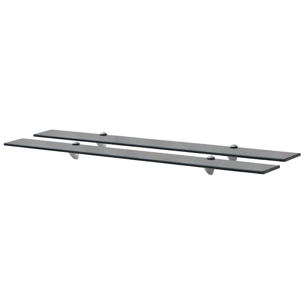 vidaXL Półki szklane, 2 szt., 100 x 20 cm, 8 mm
