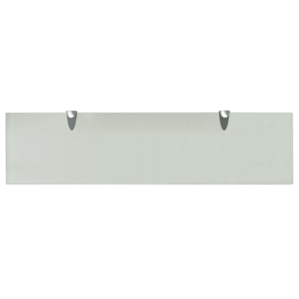 vidaXL Półki szklane, 2 szt., 80 x 20 cm, 8 mm