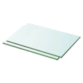 vidaXL Półki, 2 szt., panel z przezroczystego szkła, 30 x 15 cm