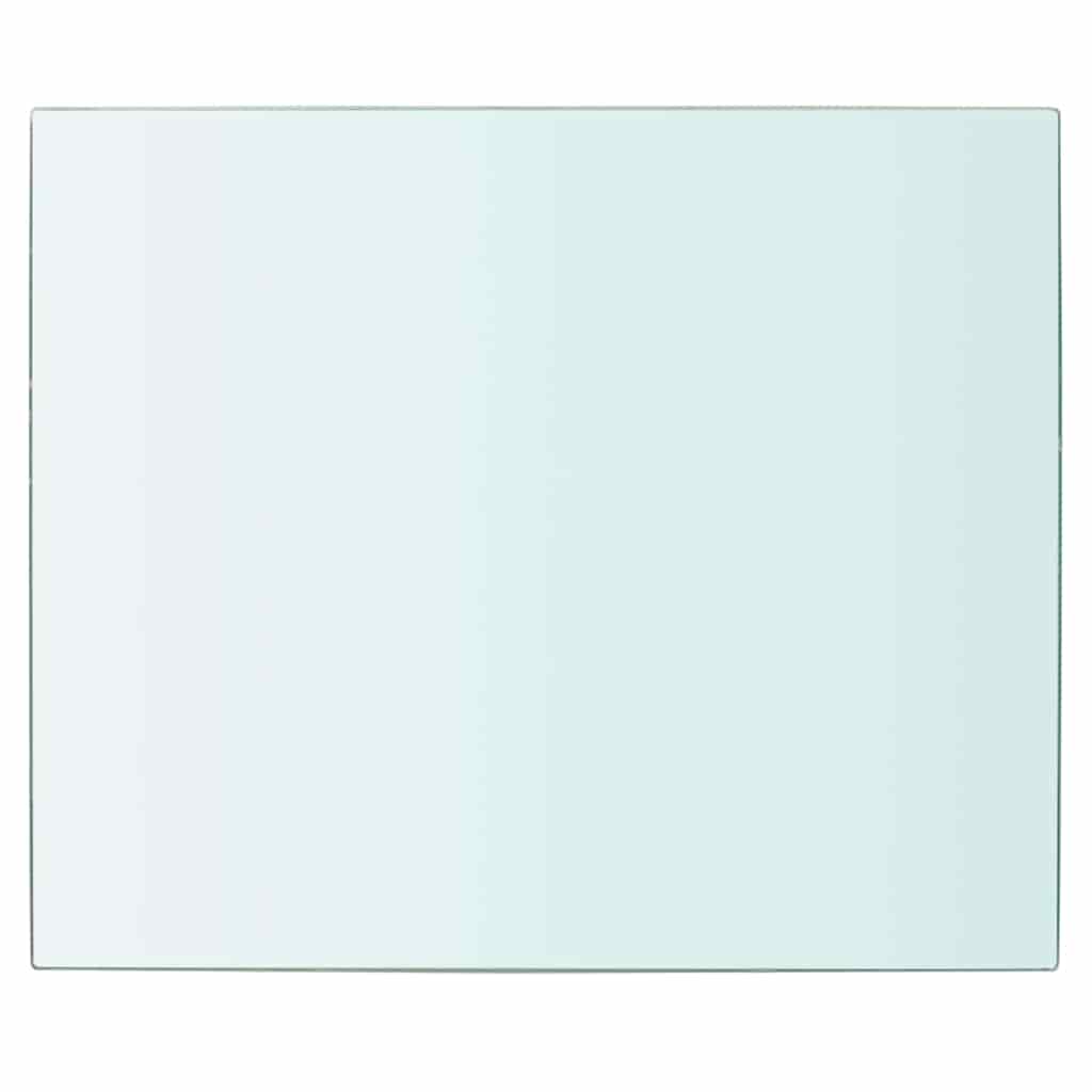 vidaXL Półki, 2 szt., panel z przezroczystego szkła, 30 x 20 cm