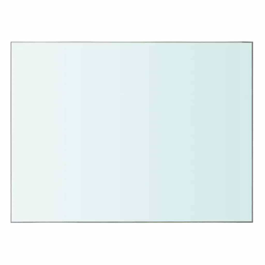 vidaXL Półki, 2 szt., panel z przezroczystego szkła, 40 x 30 cm