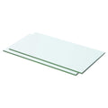 vidaXL Półki, 2 szt., panel z bezbarwnego szkła, 50 x 20 cm