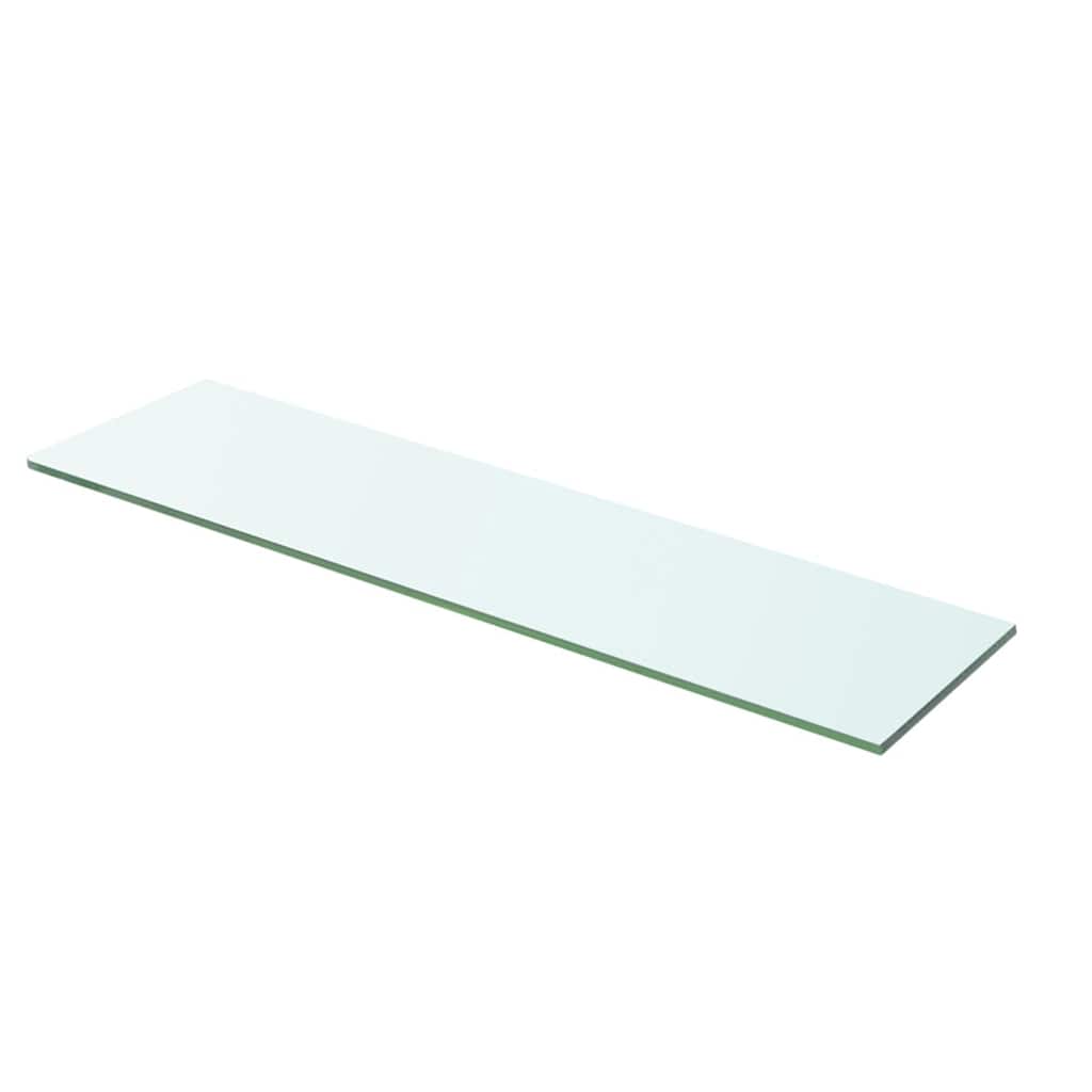 vidaXL Półki, 2 szt., panel z bezbarwnego szkła, 60 x 12 cm
