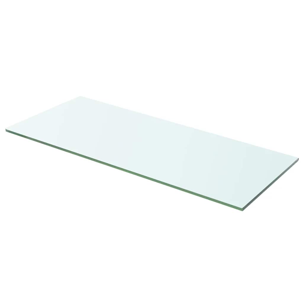 vidaXL Półki, 2 szt., panel z przezroczystego szkła, 60 x 20 cm