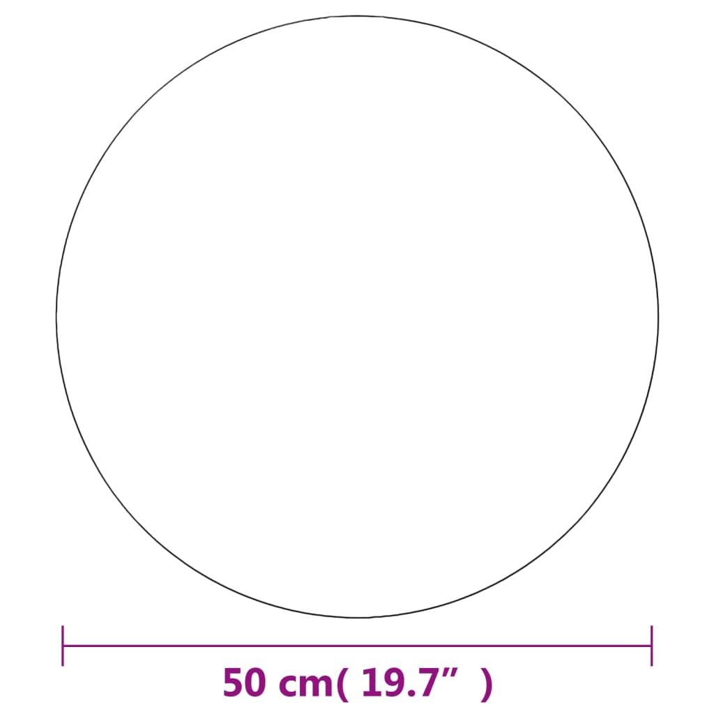 vidaXL Lustra ścienne, 2 szt., 50 cm, okrągłe, szklane