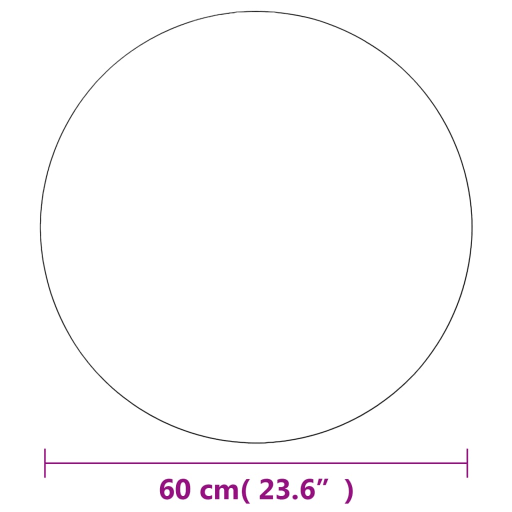 vidaXL Lustra ścienne, 2 szt., 60 cm, okrągłe, szklane
