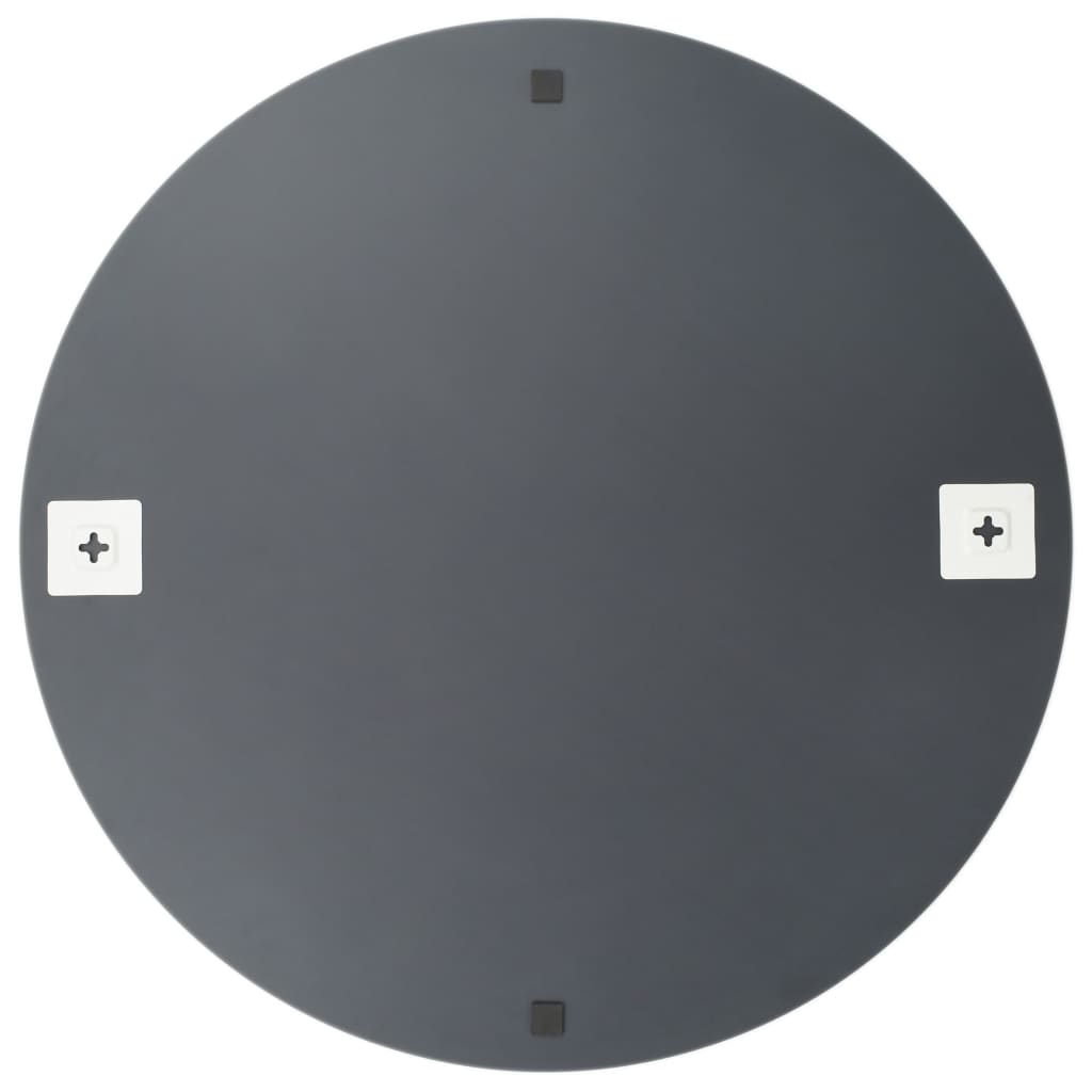 vidaXL Lustra ścienne, 2 szt., 70 cm, okrągłe, szklane