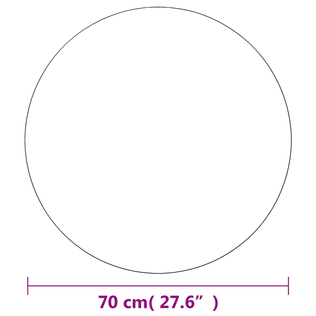 vidaXL Lustra ścienne, 2 szt., 70 cm, okrągłe, szklane