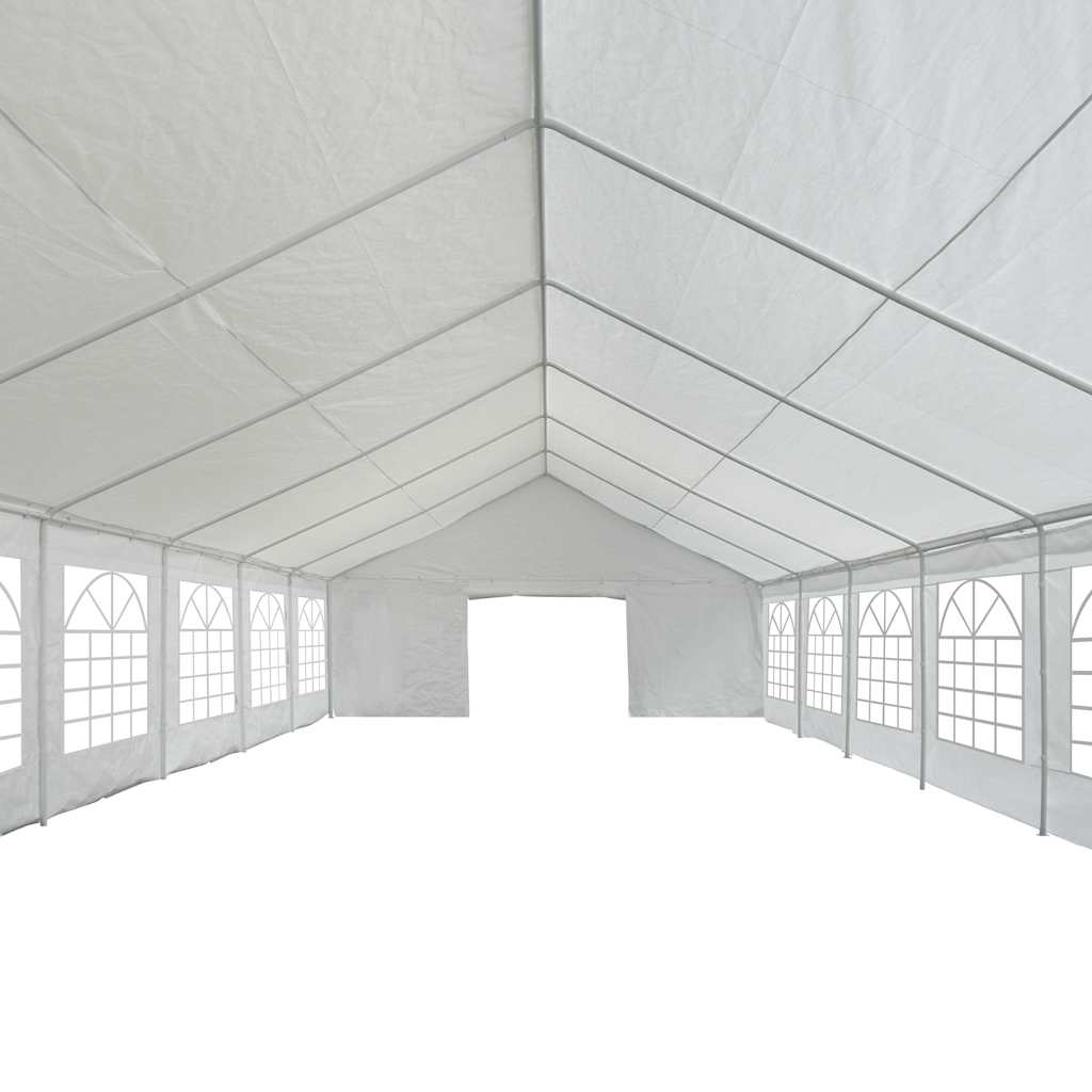 vidaXL Namiot imprezowy z PE, 6 x 16 m, biały